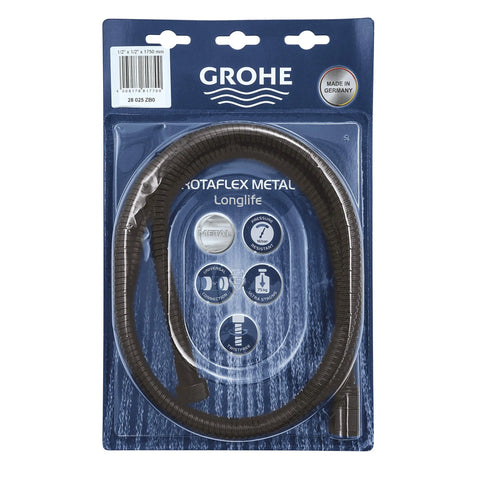 Boyau de douche Twstf-Fee en métal de 69 po - Bronze huilé