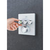 [29165LS0] Triple Function Thermostatic Valve Trim - Moon White