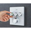 [29165LS0] Triple Function Thermostatic Valve Trim - Moon White