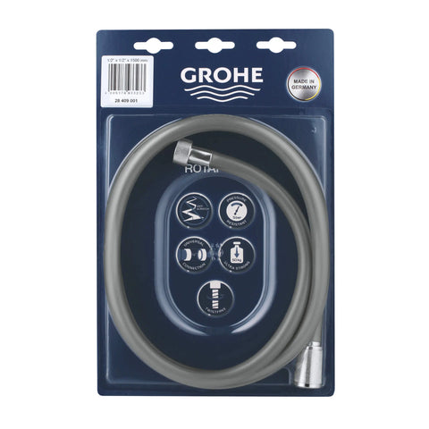 RotaFlex Boyau de douche en plastique - Chrome StarLight GROHE