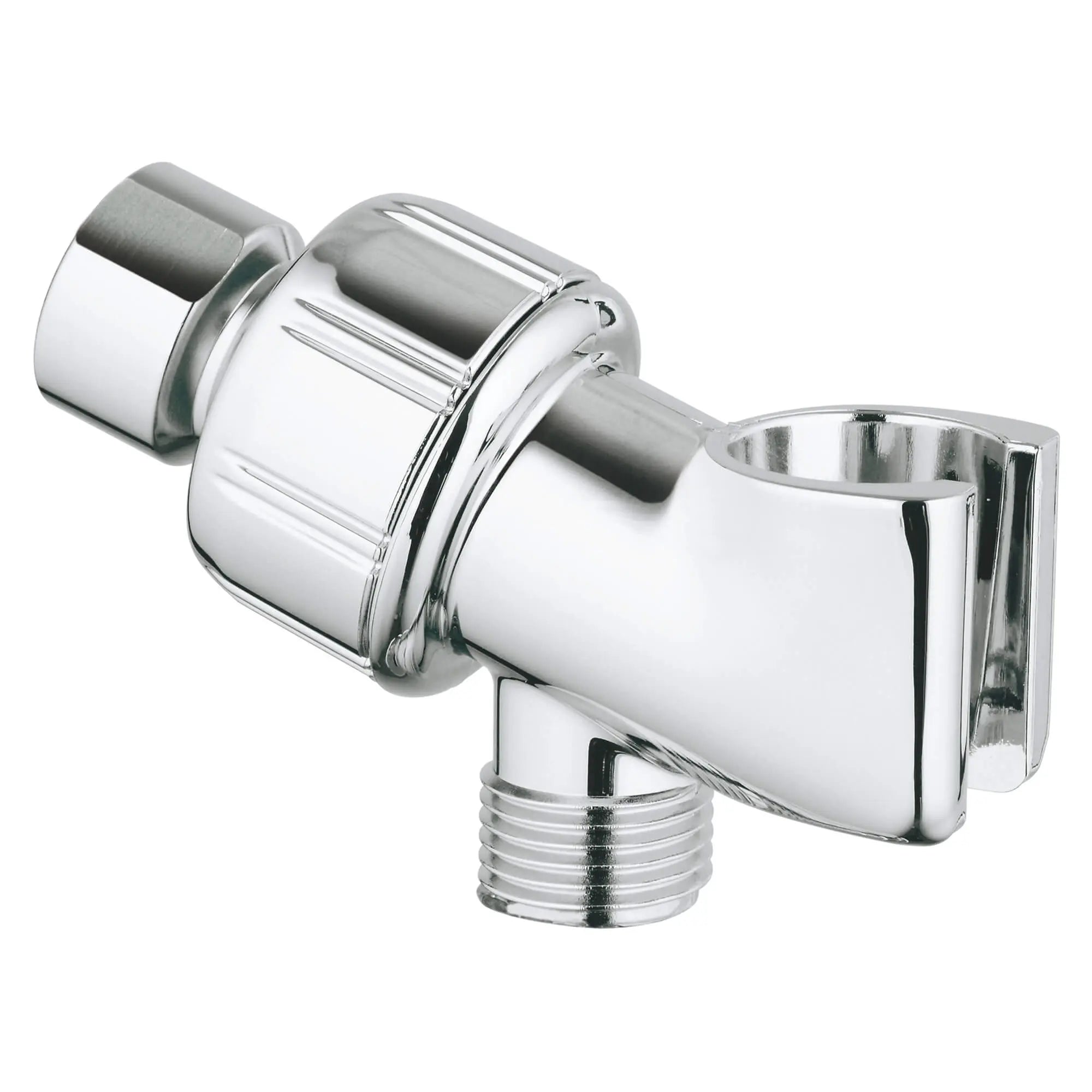 Raccord de porte-douchette à montage sur bras de douche // CHROME STARLIGHT GROHE // 14508_28418000-handshower-holder-starlight-chrome_0_CDNwebp.webp