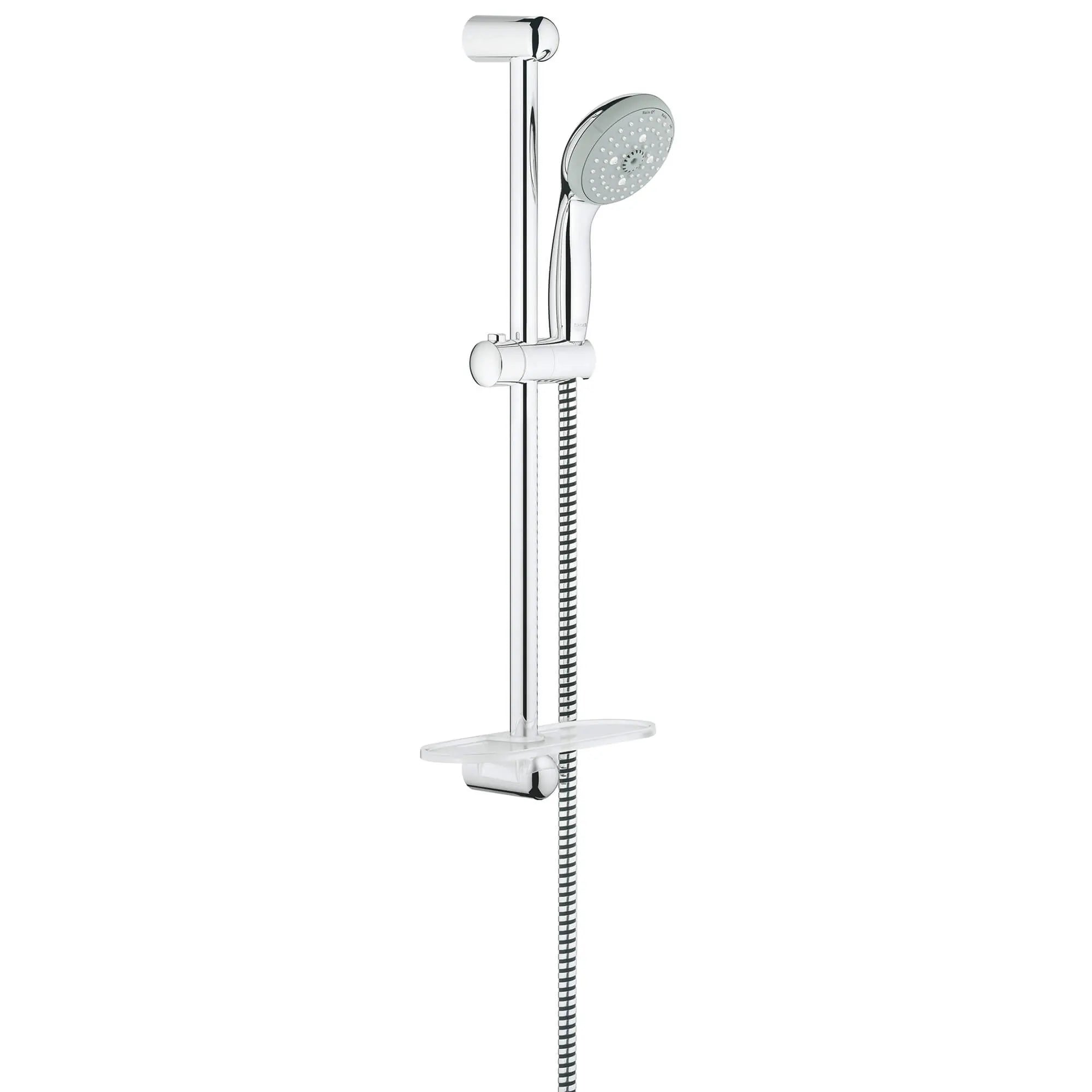 Ensemble rail de douche à 4 jets // CHROME STARLIGHT GROHE // 14517_28436001-tempesta-100-shower-rail-set-4-sprays-starlight-chrome_0_CDNwebp.webp