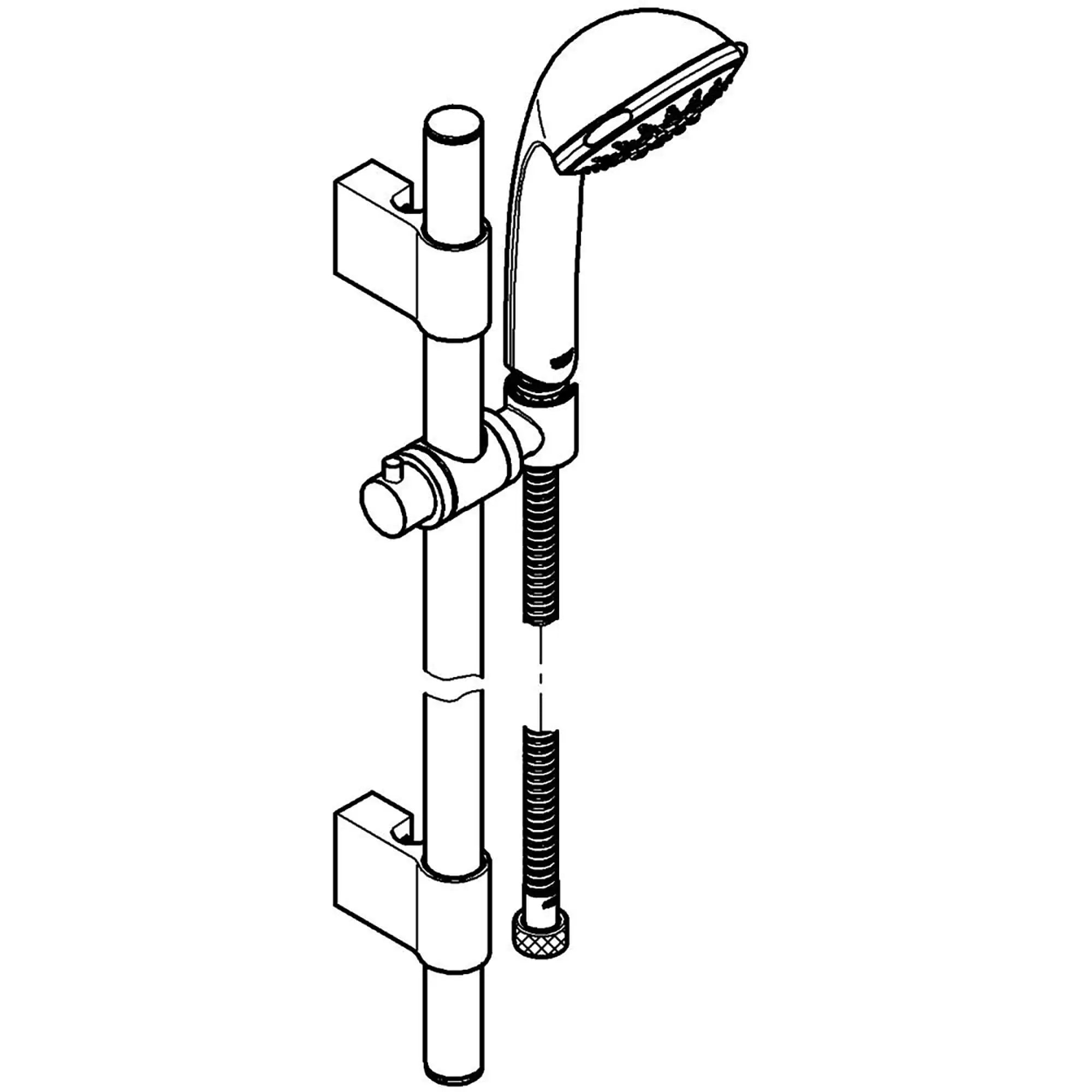 Relexa Ultra 100 Ensemble de douche – 5 jets d’aspersion // BRONZE HUILÉ // 14698_28917ZB0-Relexa_100_Five-Shower_System_0_CDNwebp.webp