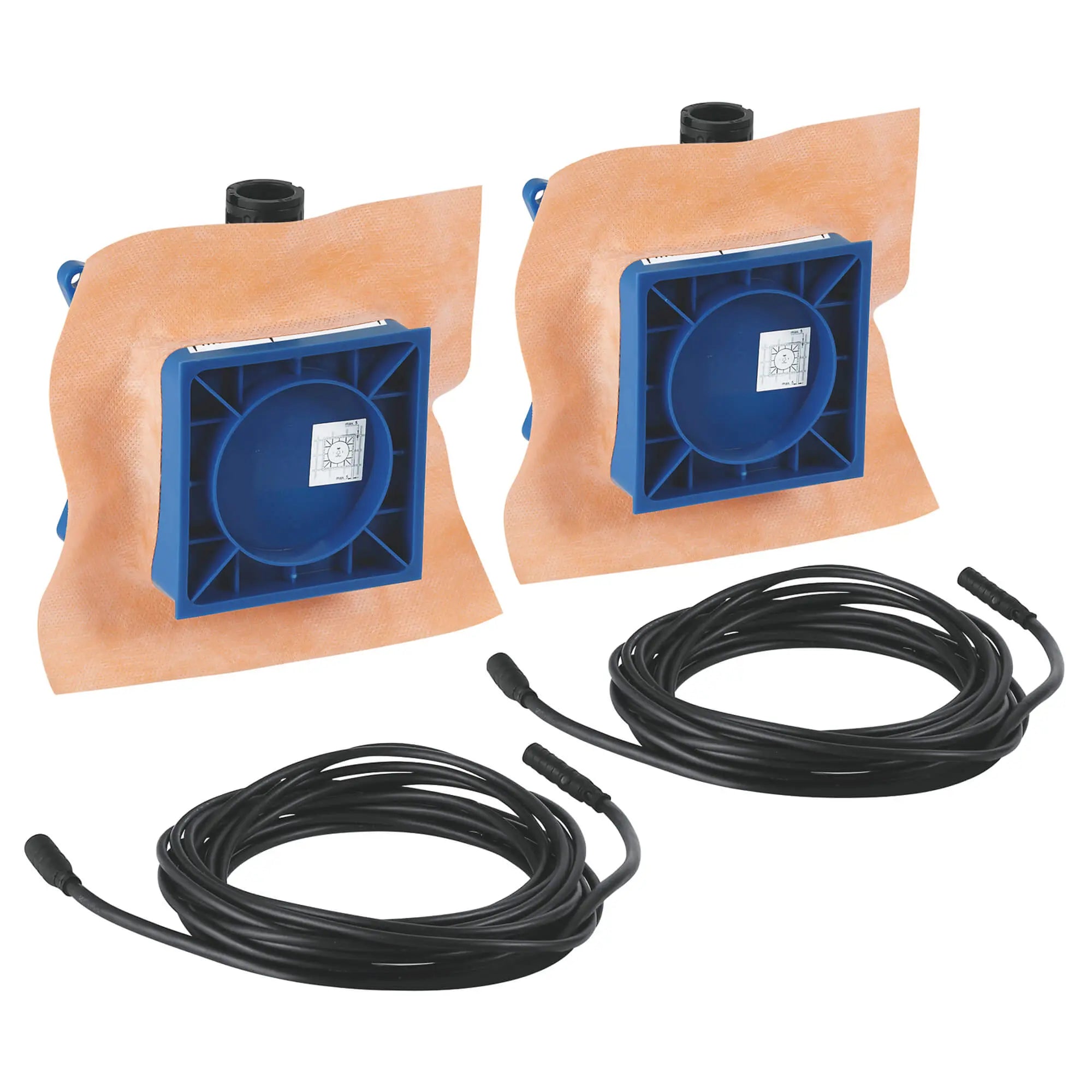 Corps encastré pour module son // CHROME STARLIGHT GROHE // 14722_29073000-rainshower-f-series-rough-in-set-sound-set_0_CDNwebp.webp