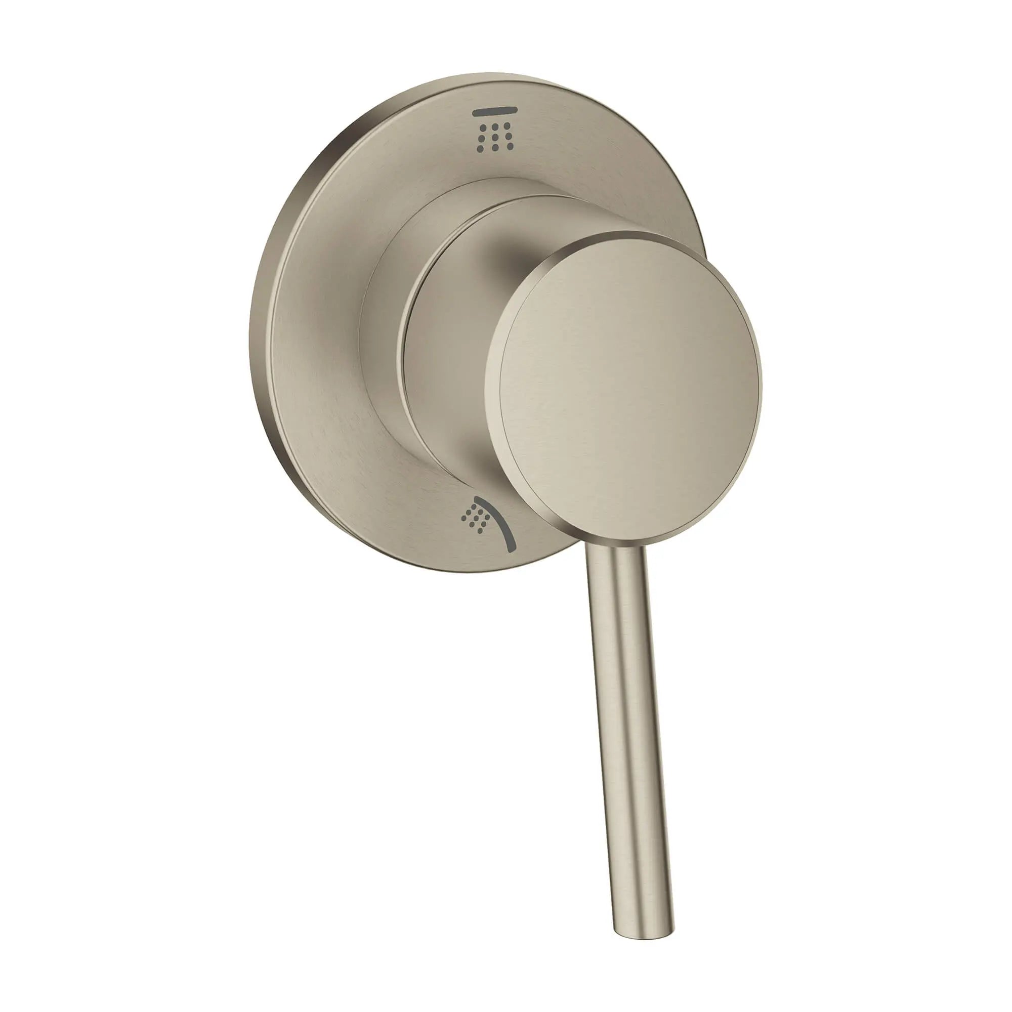 Garniture pour inverseur à 2 voies // NICKEL BROSSÉ INFINITYFINISH // 14733_29108en1-concetto-2-way-diverter-trim-shower-headhand-shower-brushed-nickel-infinityfinish_0_CDNwebp.webp