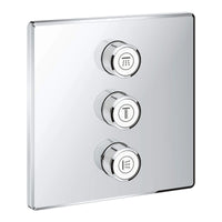 [29127000] Triple Volume Control Trim - GROHE StarLight Chrome