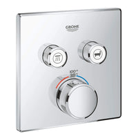 [29141000] Dual Function Thermostatic Valve Trim - GROHE StarLight Chrome
