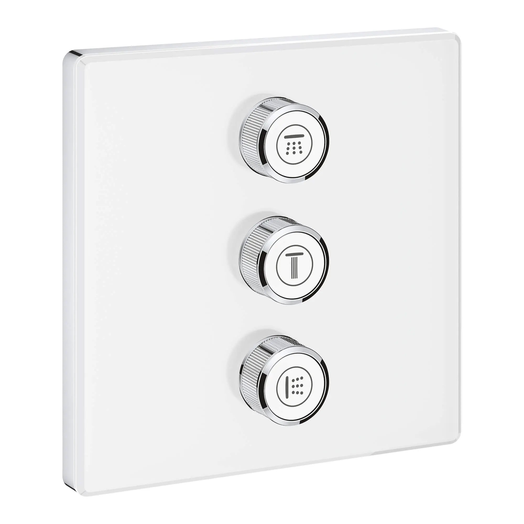 GrohTherm SmartControl Garniture de soupape de commande de débit triple // BLANC LUNAIRE // 14761_29158ls0-grohtherm-smartcontrol-triple-volume-control-trim-moon-white_0_CDNwebp.webp