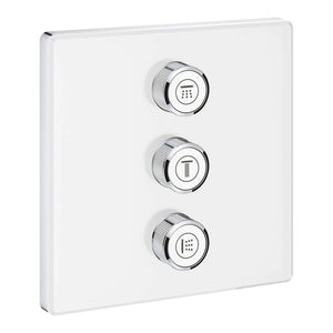 [29158LS0] Triple Volume Control Trim - Moon White