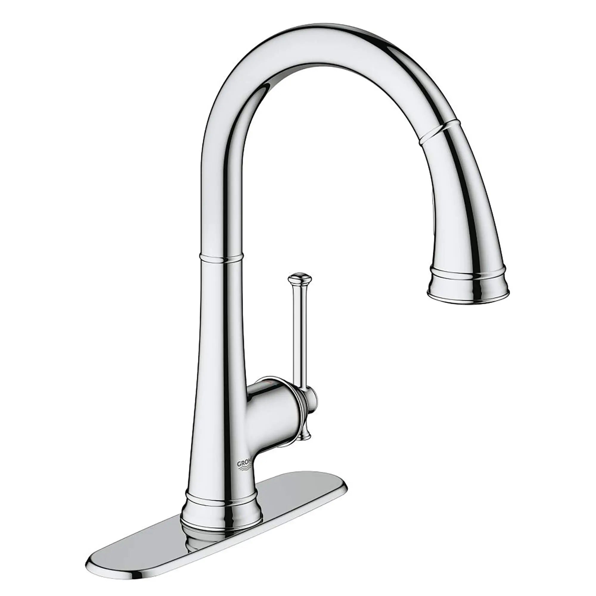 Mitigeur Monocommande Evier // CHROME STARLIGHT GROHE // 14871_30210000-Joliette-Single-Handle_Kitchen_Faucet_0_CDNwebp.webp