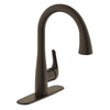 [30211ZB0] Single-Handle Pull Down Kitchen Faucet Dual Spray 1.75 GPM - SuperSteel InfinityFinish