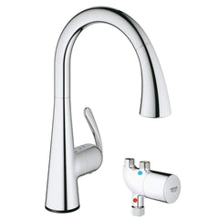 [30226000] Single-Handle Pull Down Kitchen Faucet Dual Spray 1.75 GPM - SuperSteel InfinityFinish