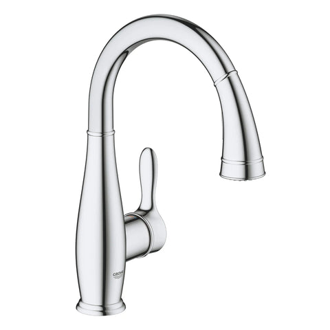 Parkfield Robinet à douchette rétractable double jet pour évier secondaire - Chrome StarLight GROHE