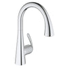 [30313000] Touchless FootControl Single-Handle Pull Down Kitchen Faucet Dual Spray 1.75 GPM - GROHE StarLight Chrome