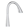 [30368002] GROHE Zedra Single-Handle Pull Down Triple Spray Bar Faucet 1.75 GPM (6.6 L/min) - GROHE StarLight Chrome