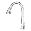 [30368002] GROHE Zedra Single-Handle Pull Down Triple Spray Bar Faucet 1.75 GPM (6.6 L/min) - GROHE StarLight Chrome