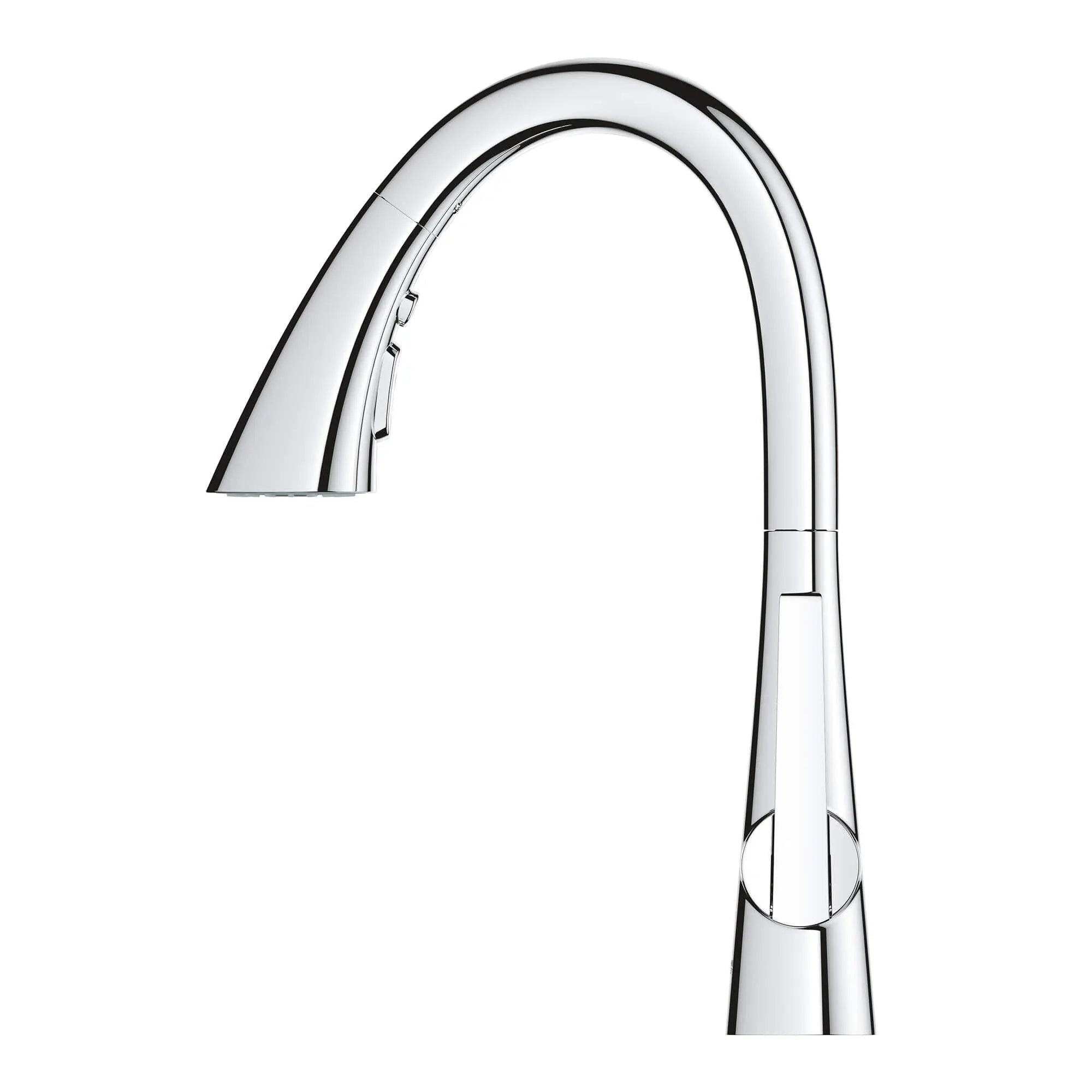 Robinet de bar rétractable à poignée simple et triple jet 6,6 L/min (1,75 gpm) // CHROME STARLIGHT GROHE // 14949_30368002-ladylux-single-handle-kitchen-faucet-starlight-chrome_0_CDNwebp.webp