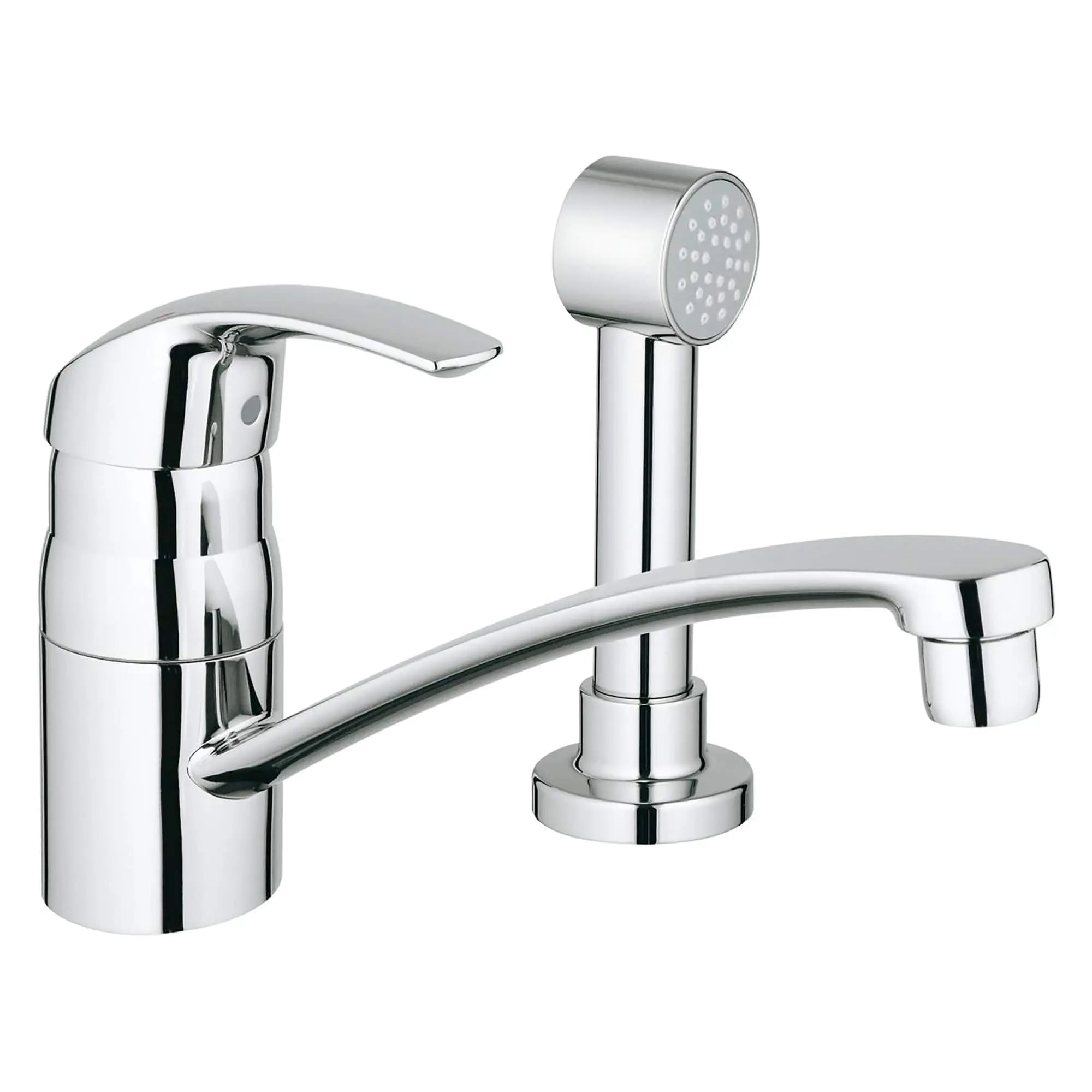 Mitigeur Monocommande Evier // CHROME STARLIGHT GROHE // 14995_31134001-Eurosmart-Single-Handle_Kitchen_Faucet_0_CDNwebp.webp