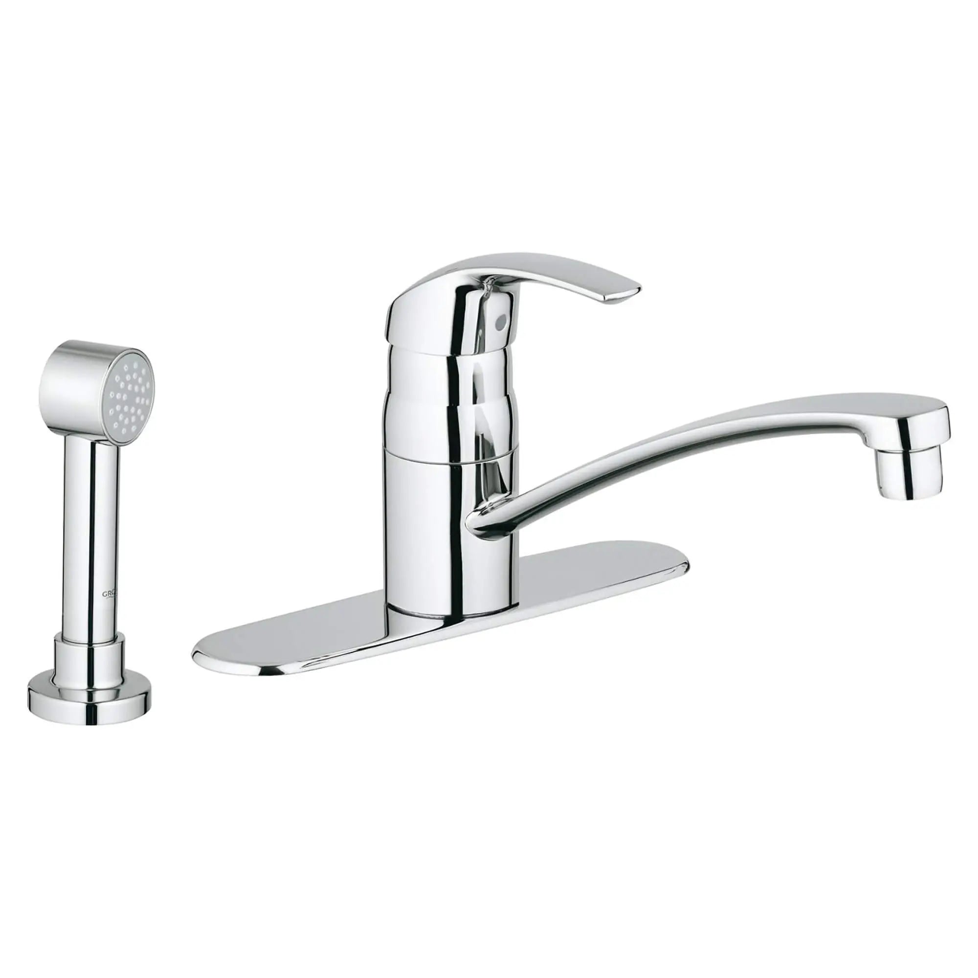 Mitigeur Monocommande Evier // CHROME STARLIGHT GROHE // 15010_31352001-Eurosmart-Single-Handle_Kitchen_Faucet_0_CDNwebp.webp