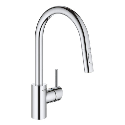 Robinet de cusine rétractable à poignée simple et double jet 5,7 L/min (1,5 gpm)  - Chrome StarLight GROHE