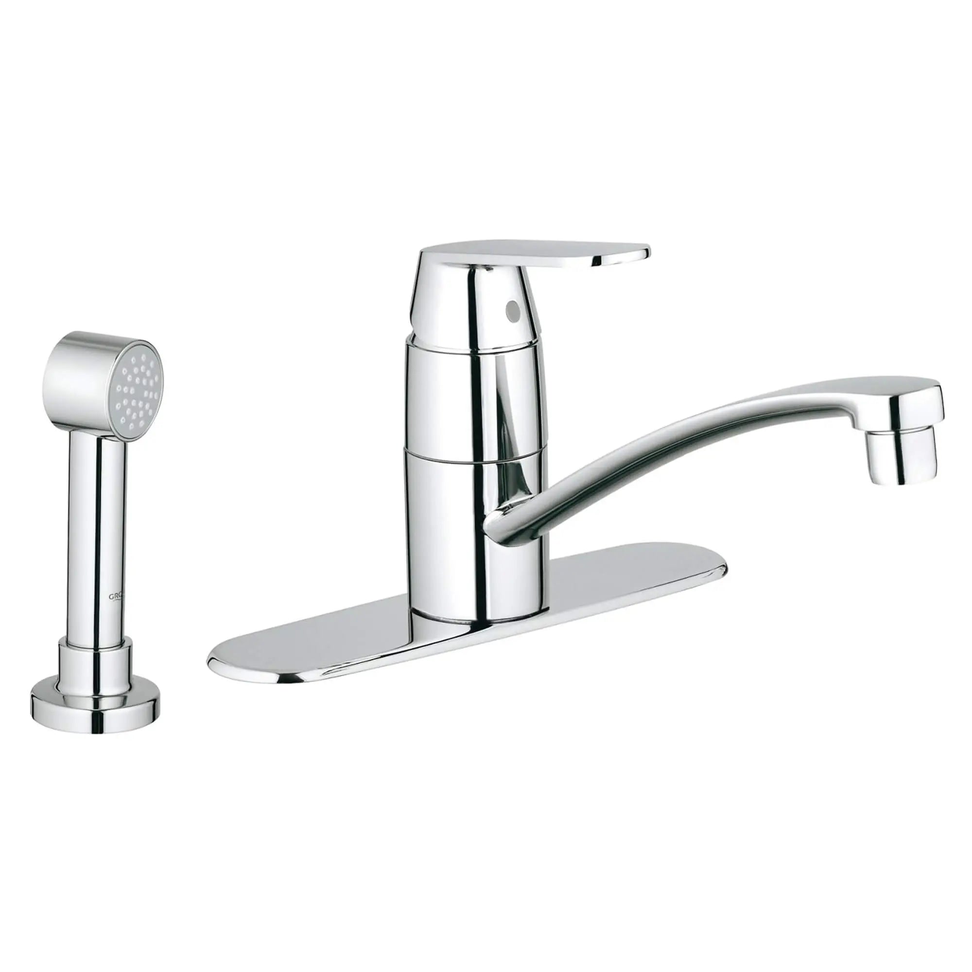 Mitigeur Monocommande Evier // CHROME STARLIGHT GROHE // 15015_31353000-Eurosmart_Cosmopolitan-Single-Handle_Kitchen_Faucet_0_CDNwebp.webp