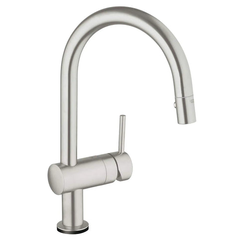 Minta Touch Robinet à douchette rétractable double jet - SuperAcier InfinityFinish