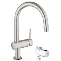 [31392DC0] Single-Handle Pull Down Kitchen Faucet Dual Spray 1.75 GPM  with Touch Technology - GROHE StarLight Chrome