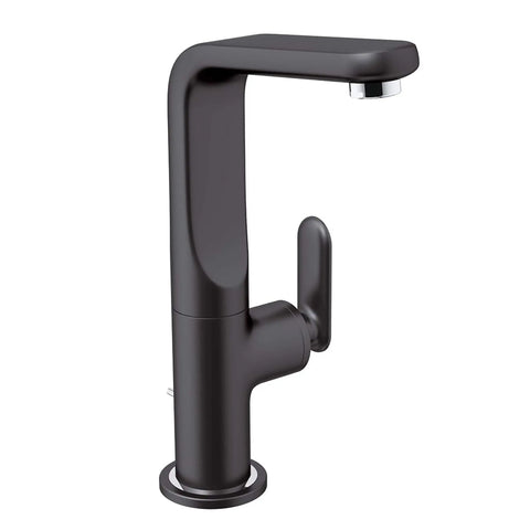 Veris Mitigeur Lavabo Bec Moulé Haut Us - Velvet Black