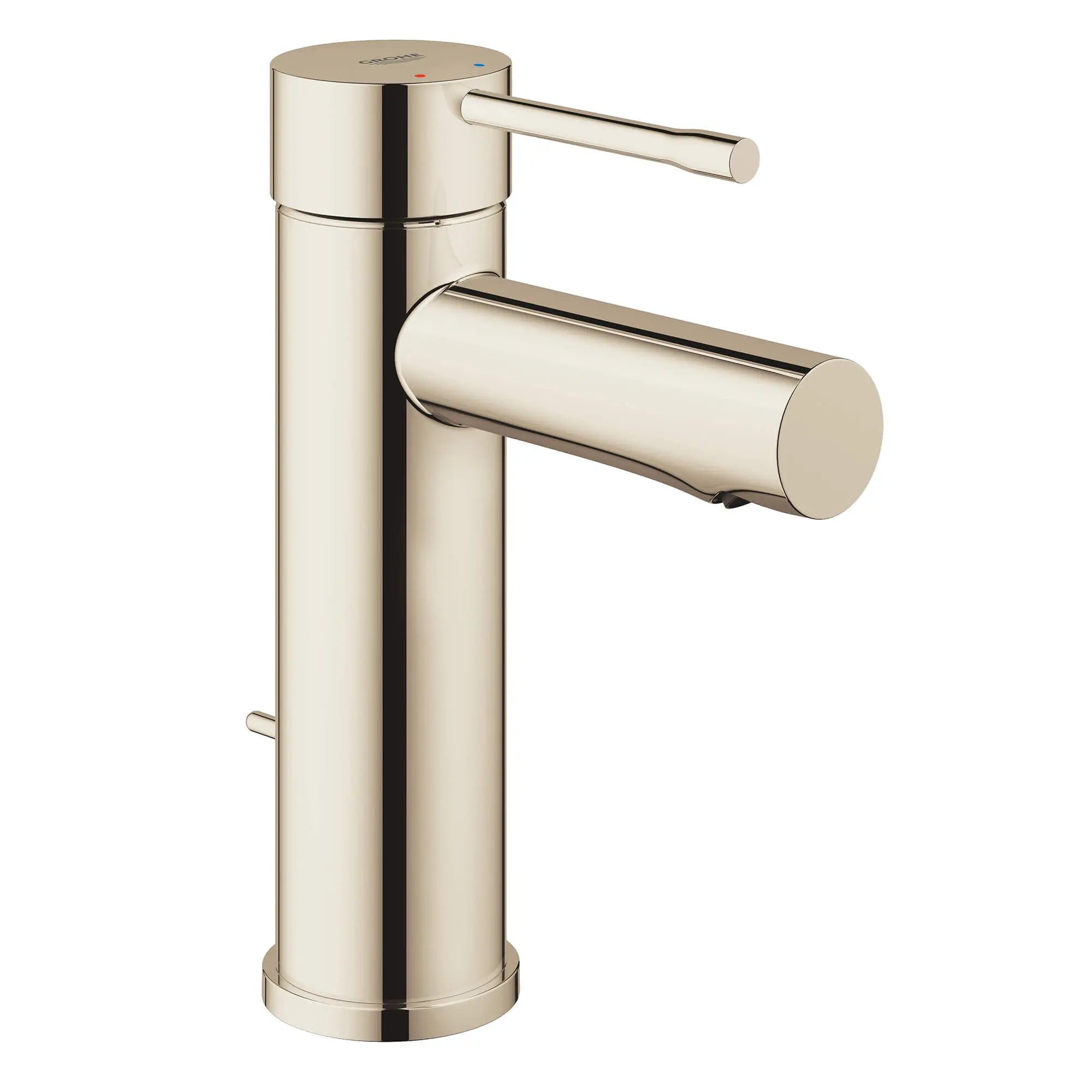 Robinet monotrou pour salle de bain, à poignée simple, taille P, 4,5 L/min (1,2 gpm) // NICKEL POLI  INFINITYFINISH // 15105_32216bea-essence-single-handle-bathroom-faucet-s-size-polished-nickel_0_CDNwebp.webp