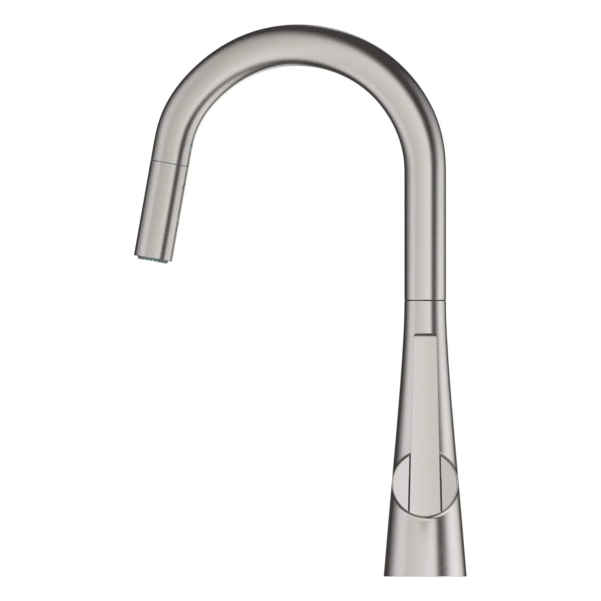 Robinet de cusine rétractable à poignée simple et double jet 6,6 L/min (1,75 gpm) // SUPERACIER INFINITYFINISH // 15123_32226dc3-ladylux-single-handle-kitchen-faucet-supersteel-infinityfinish-4_0_CDNwebp.webp