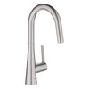 [32226DC3] GROHE Zedra Single-Handle Pull Down Kitchen Faucet Dual Spray 1.75 GPM (6.6 L/min) - GROHE StarLight Chrome