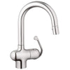 [32256SD0] Single-Handle Pull Down Kitchen Faucet Dual Spray 1.75 GPM - Stainless Steel