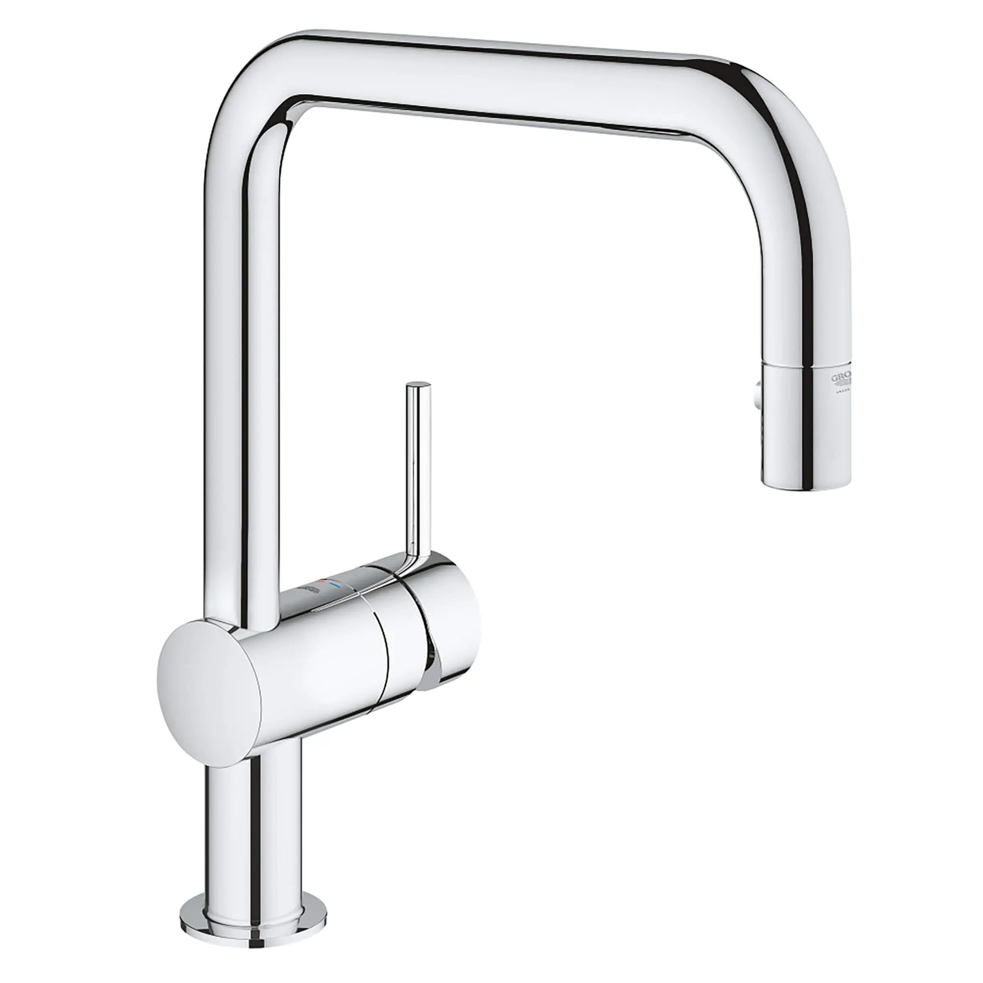 Mitigeur Monocommande Evier // CHROME STARLIGHT GROHE // 15169_32319000-Minta-Single-Handle_Kitchen_Faucet_0_CDNwebp.webp