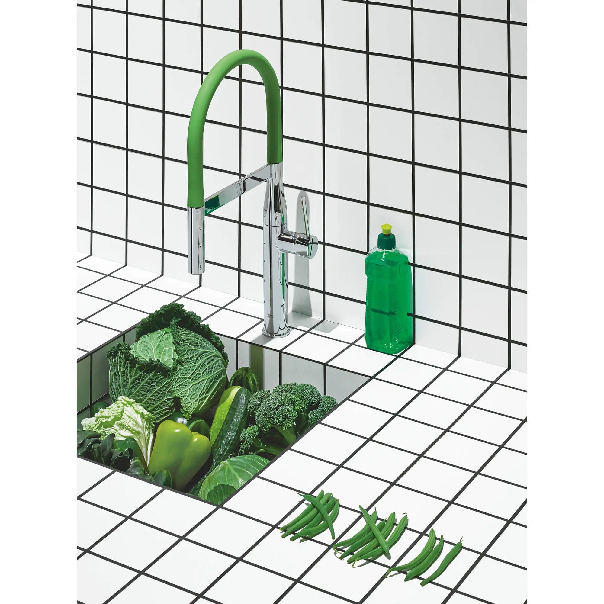 Bec de flexible GrohFlexx // VERT // 1518_30321ge0-grohflexx-kitchen-hose-spout-enviro-2_0_CDNwebp.webp