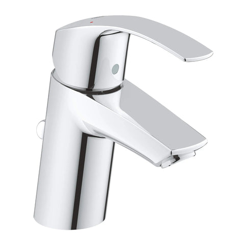 Eurosmart Robinet monotrou pour salle de bain, à poignée simple, taille P, 4,5 L/min (1,2 gpm) - Chrome StarLight GROHE