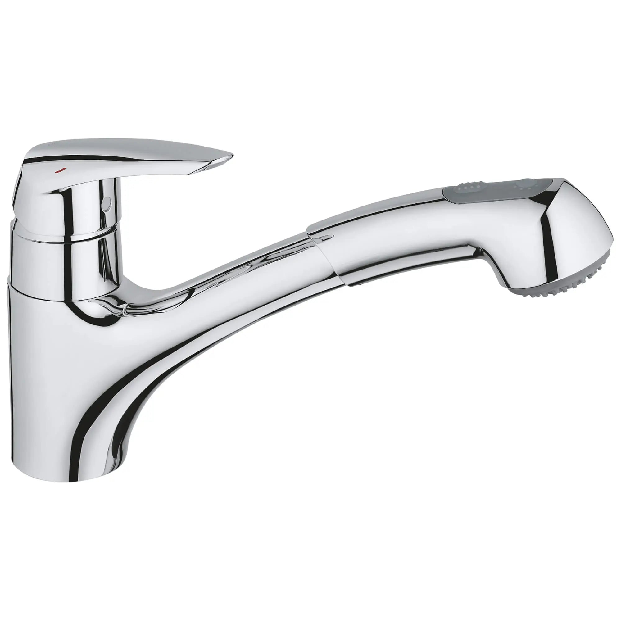 Eurodisc Robinet à douchette rétractable double jet // CHROME STARLIGHT GROHE // 15273_33330001-eurodisc-single-handle-kitchen-faucet-starlight-chrome_0_CDNwebp.webp