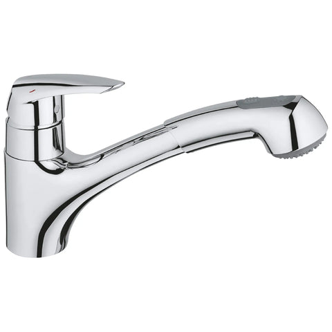 Eurodisc Robinet à douchette rétractable double jet - Chrome StarLight GROHE