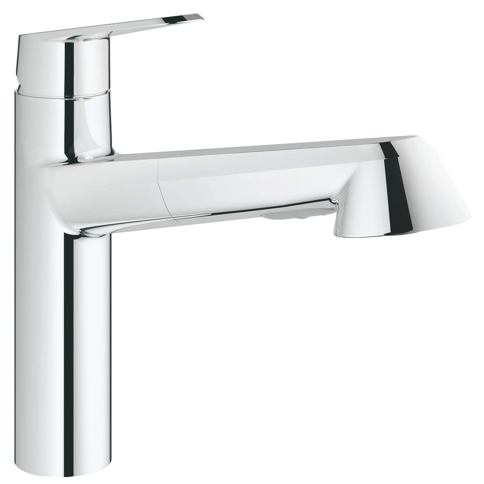 Eurodisc Cosmopolitan Robinet à douchette rétractable double jet // CHROME STARLIGHT GROHE // 15274_33330002-eurodisc-cosmopolitan-single-handle-kitchen-faucet-starlight-chrome_0_CDNwebp.webp