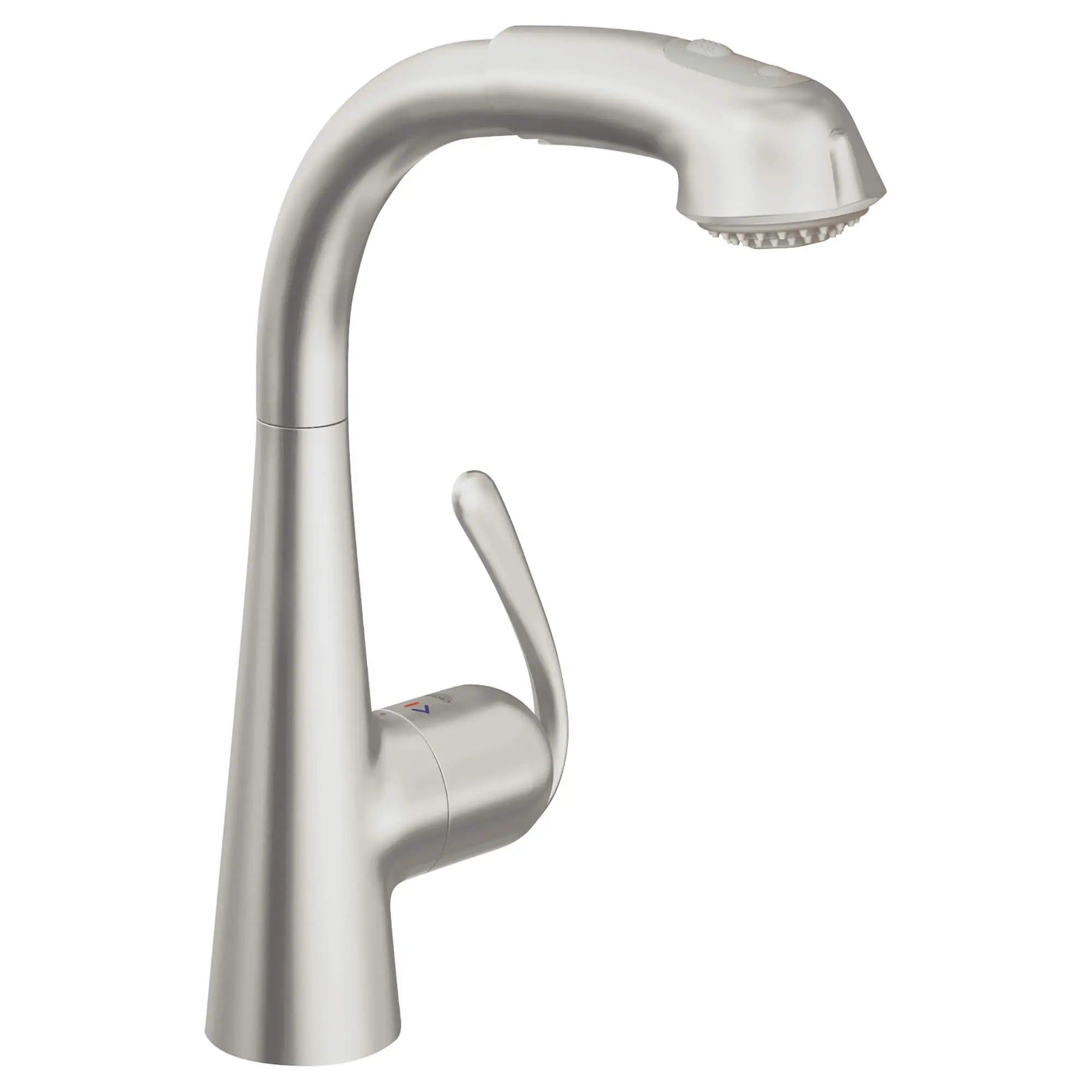 Ladylux³ Plus Robinet à douchette rétractable double jet pour évier principal // SUPERACIER INFINITYFINISH // 15313_33893dc0-ladylux3-plus-single-handle-kitchen-faucet-supersteel-infinityfinish_0_CDNwebp.webp