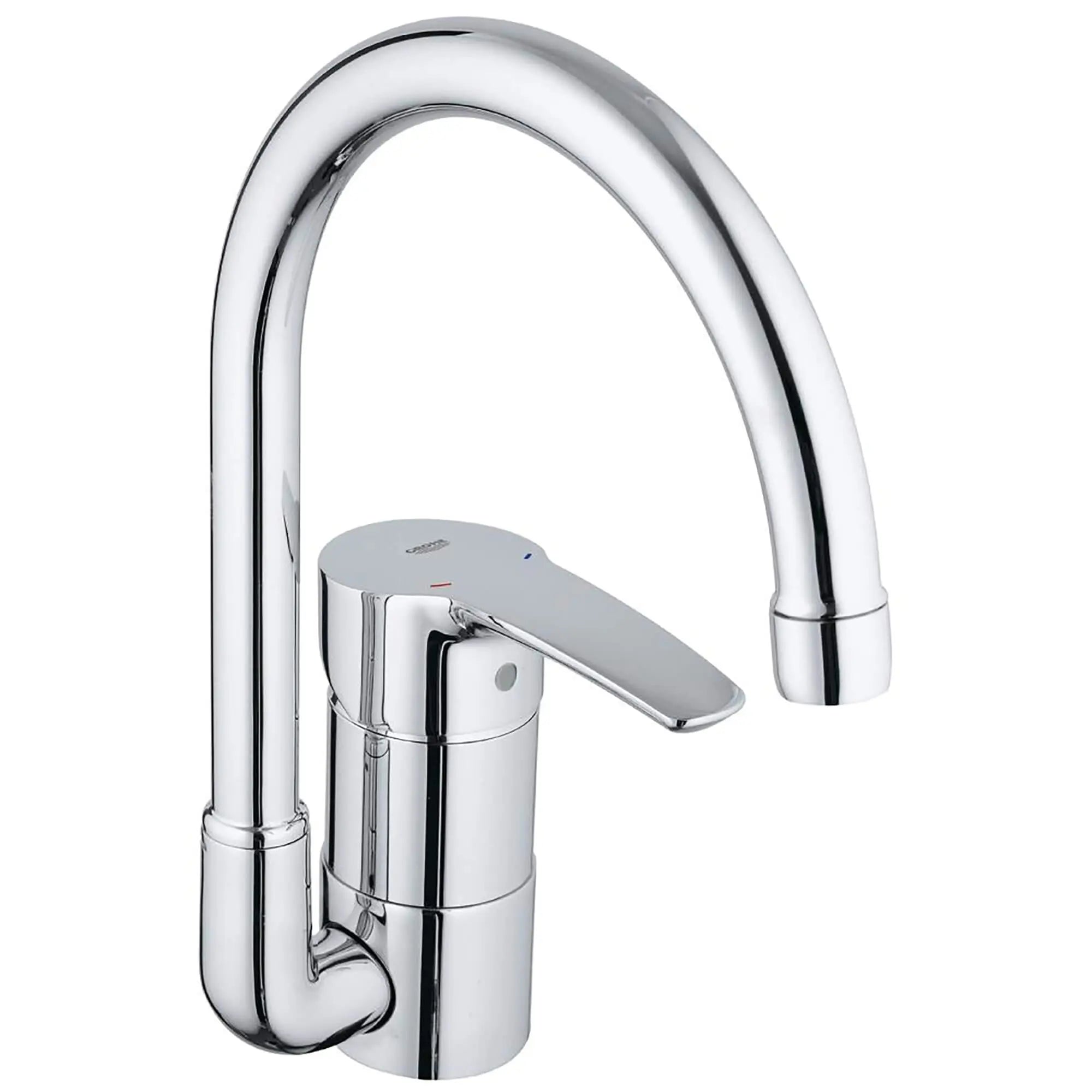 Mitigeur Monocommande Evier // CHROME STARLIGHT GROHE // 15329_33986001-Eurostyle-Single-Handle_Kitchen_Faucet_0_CDNwebp.webp