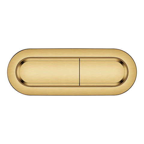 Actionneur de chasse double - Aube fraîche brossé