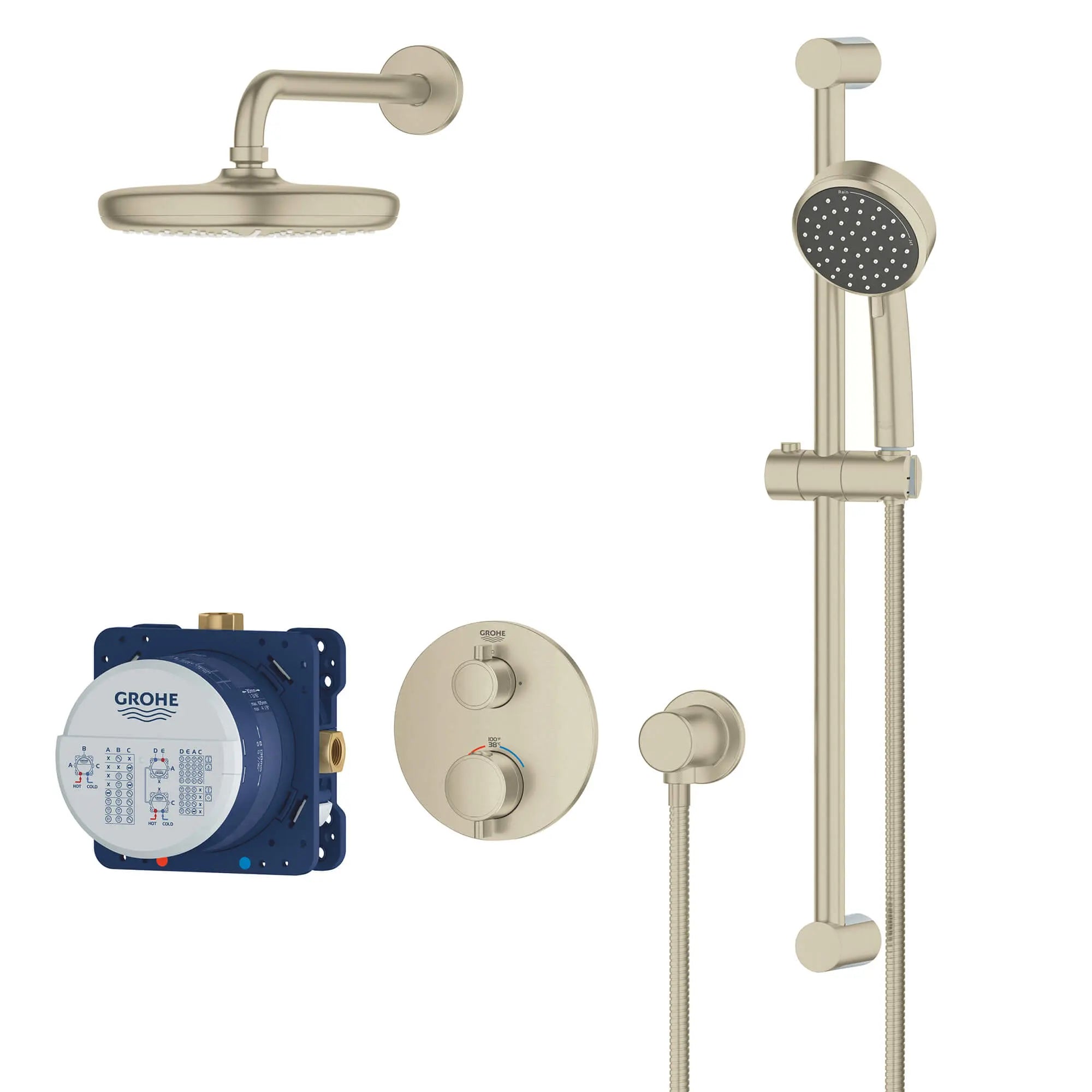 Ensemble de douche // NICKEL BROSSÉ INFINITYFINISH // 15385_34745en0-grohtherm-cube-shower-set-with-tempesta-210-brushed-nickel-infinityfinish-3_0_CDNwebp.webp