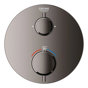 [24133A00] Dual Function 2-Handle Thermostatic Valve Trim - GROHE StarLight Chrome
