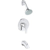 [35012002] New Single Handle 2-Spray Tub and Shower Faucet Combination - GROHE StarLight Chrome