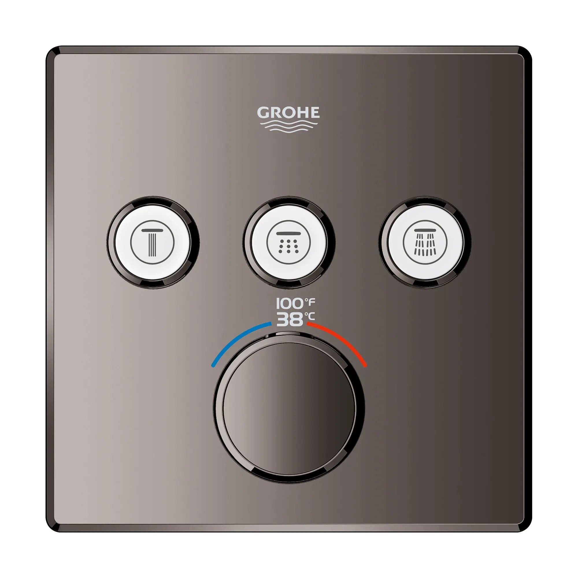 GrohTherm SmartControl Garniture de valve thermostatique à fonction triple // GRAPHITE DUR // 154057_29142A00_5_0_CDNwebp.webp