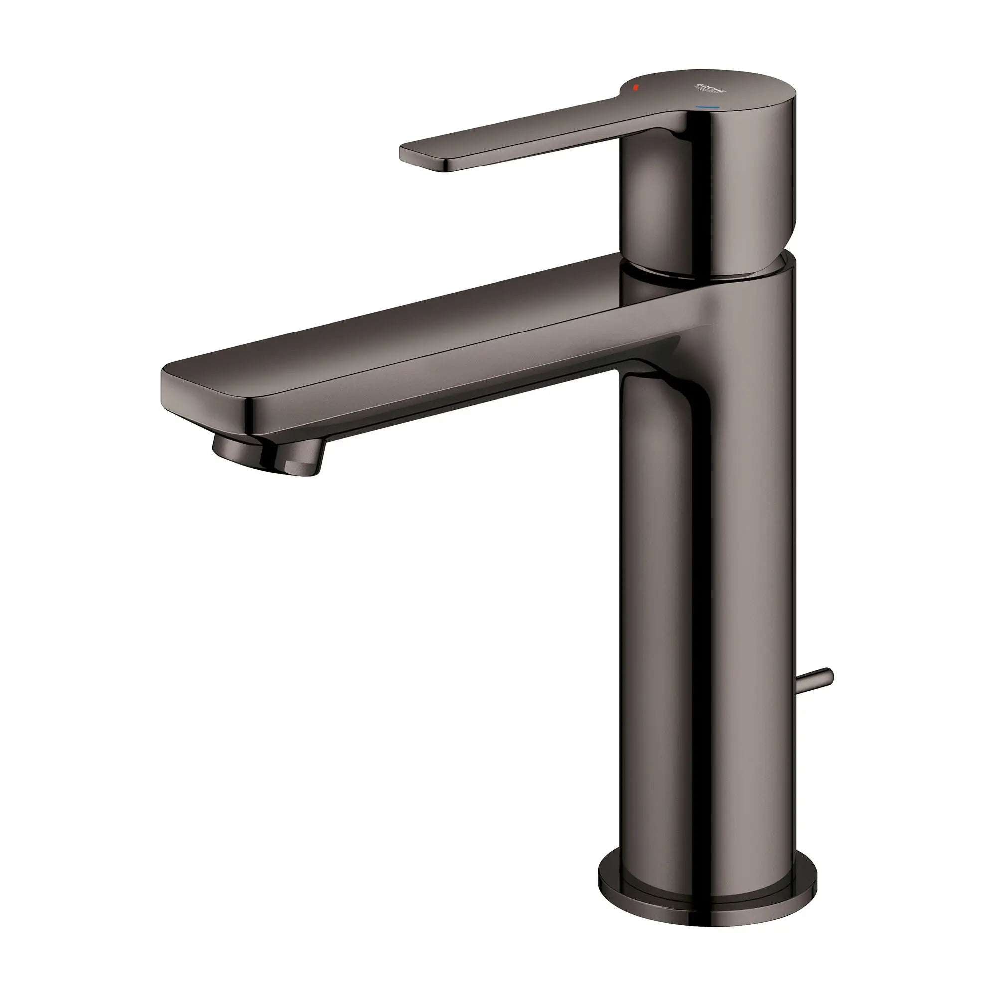 Lineare Robinet monotrou pour salle de bain, à poignée simple, taille P, 4,5 L/min (1,2 gpm) // GRAPHITE DUR // 154060_23794A0A_2_0_CDNwebp.webp