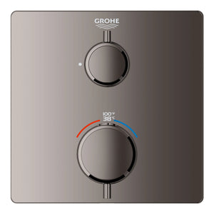 [24110A00] Single Function 2-Handle Thermostatic Valve Trim - GROHE StarLight Chrome