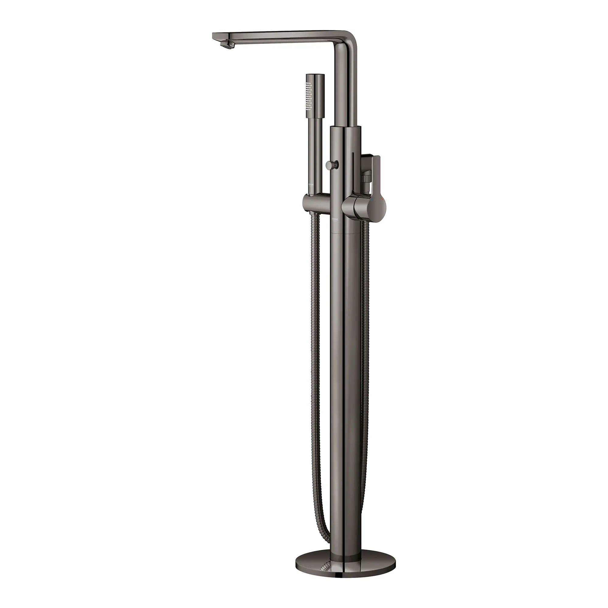 Lineare Robinet de baignoire autoportant à poignée simple avec douchette à 6,6 L/min (1,75 gpm) // GRAPHITE DUR // 154065_23792A01_2_0_CDNwebp.webp