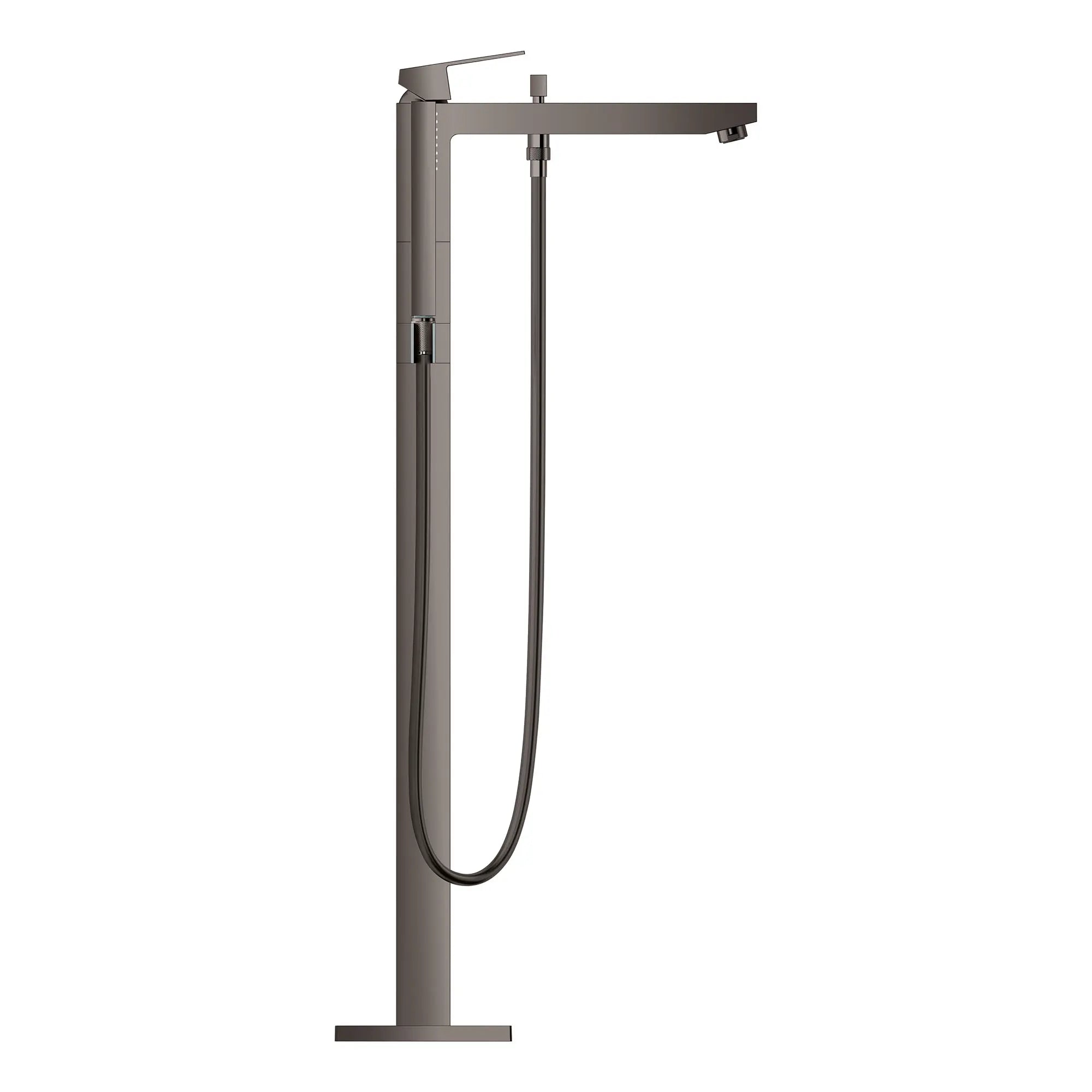 Robinet de baignoire autoportant à poignée simple avec douchette à 6,6 L/min (1,75 gpm) // GRAPHITE DUR // 154080_23672A01_1_0_CDNwebp.webp