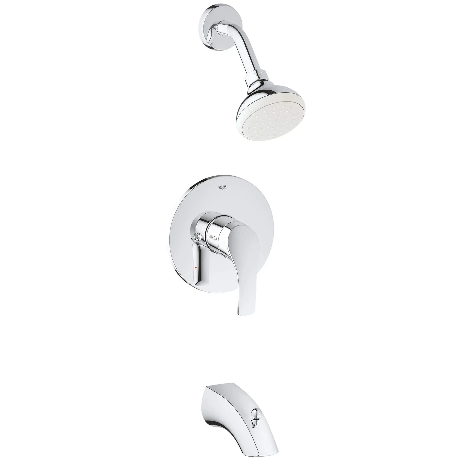 Eurosmart Ensemble douche/bain // CHROME STARLIGHT GROHE // 15418_3501220a-eurosmart-pressure-balance-valve-bathtubshower-combo-faucet-starlight-chrome_0_CDNwebp.webp